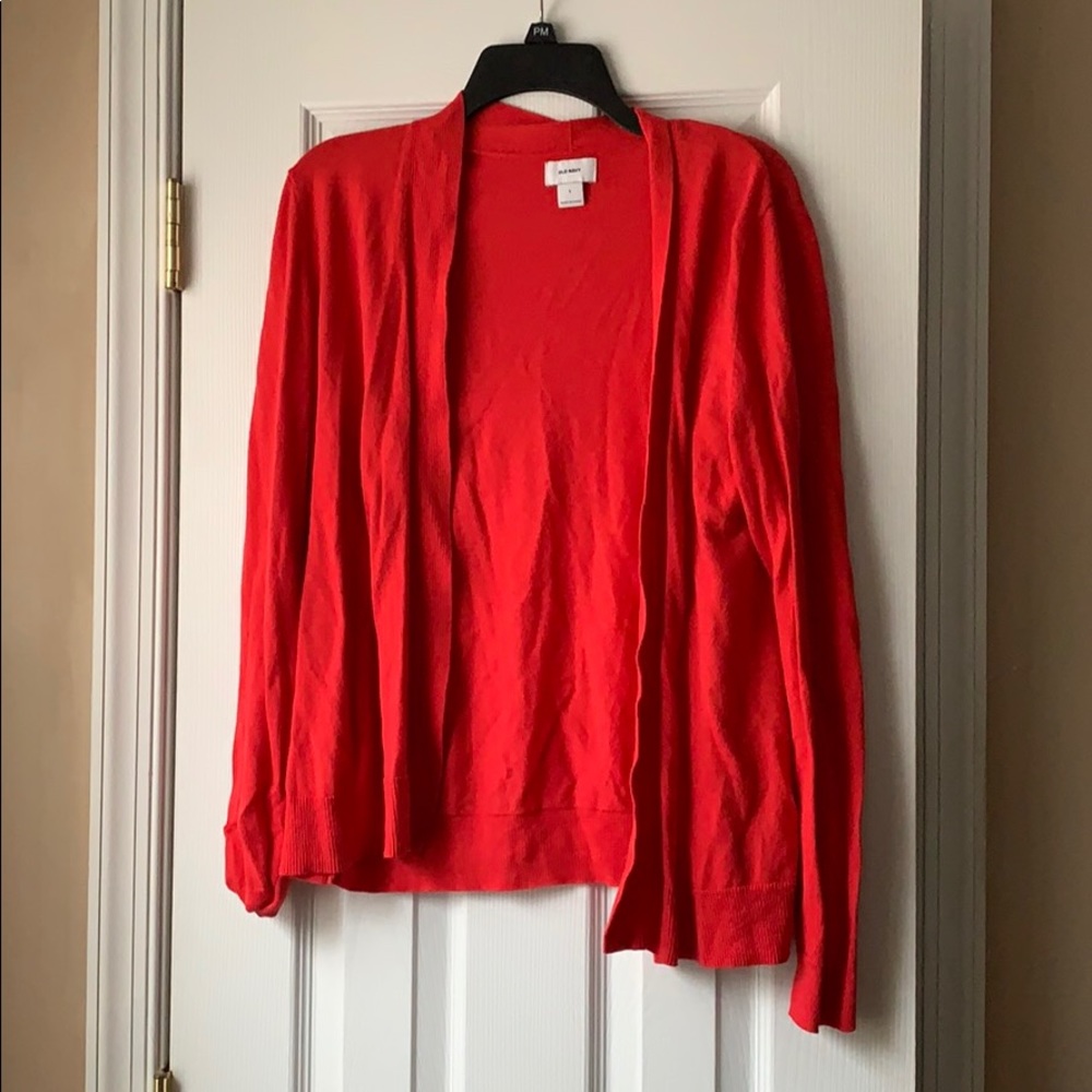 Red Old Navy Cardigan